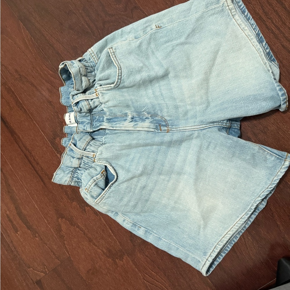 Light Blue Denim Shorts